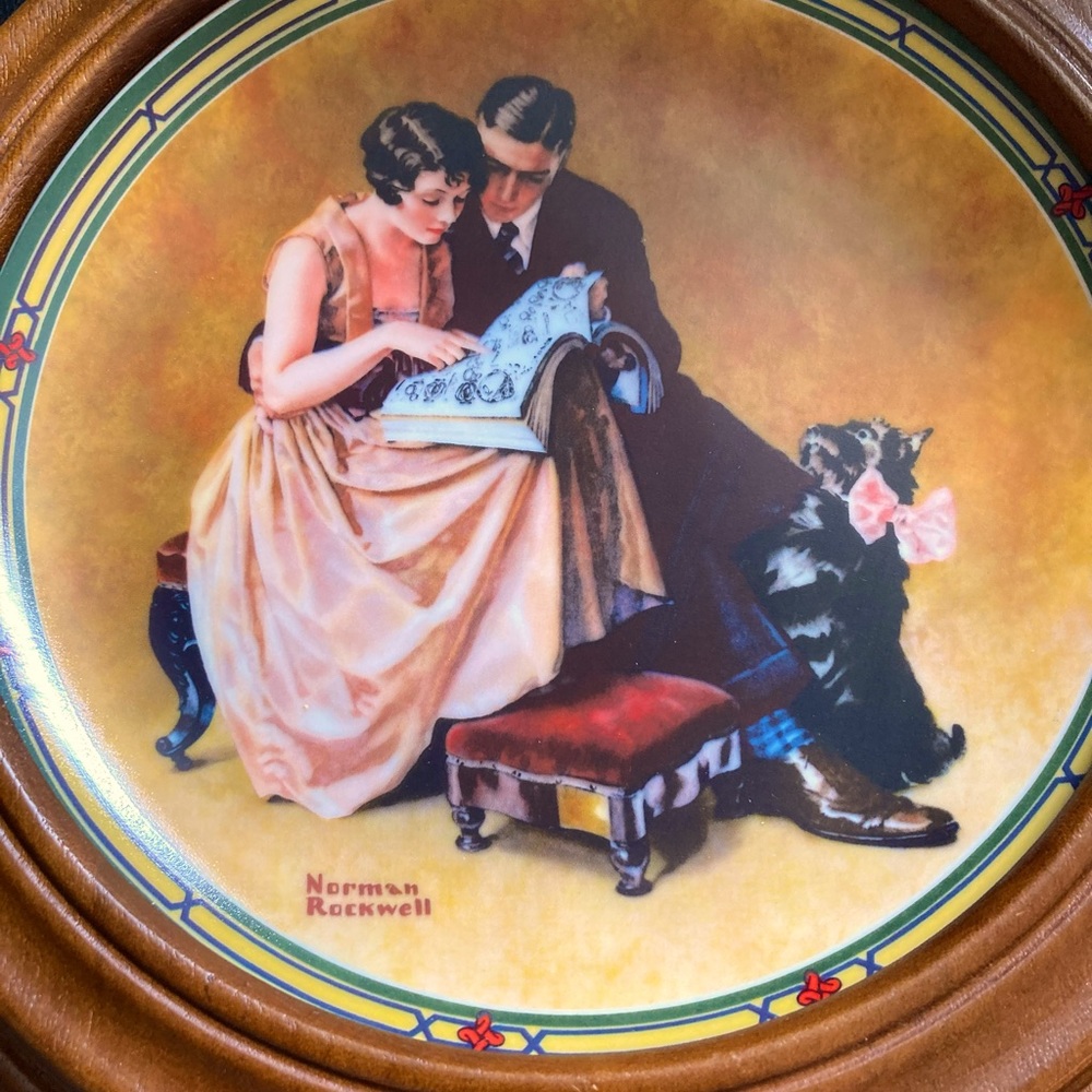 Norman Rockwell “A Couples Commitment”1985 American Dreams series 1930s painting